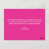 Love Hugs Kisses Cute Valentijnsdag Briefkaart (Achterkant)