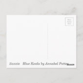 Love & Hugs Koala Bear Briefkaart (Achterkant)