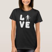 Love Hula Hoop Hula Hooper Hooping Fitness Sports T-shirt (Voorkant)