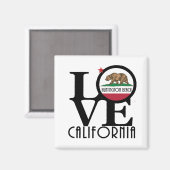 LOVE Huntington Beach Magneet (Voorkant / Achterkant)