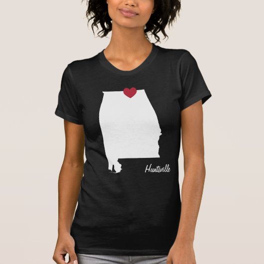 Love Huntsville Alabama Shirt (Voorkant)