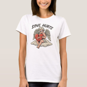 Love hurts Cupido Engel T-shirt
