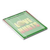 Love Hurts, Funny Tennis Notitieblok (Schuin)