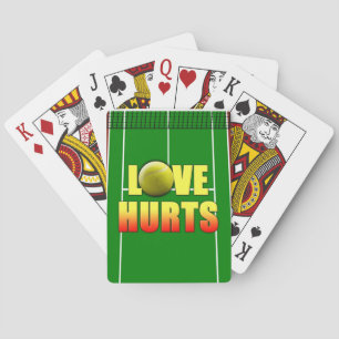Love Hurts, Funny Tennis Speelkaarten