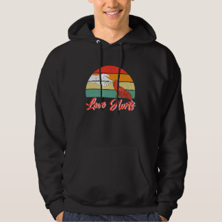 Love Hurts Parrot Biting Hand Bird Hoodie