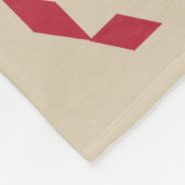 Love Husband | Brief aan mijn man van wie ik je ho Fleece Deken (Hoek)