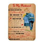 Love Husband | Brief aan mijn man van wie ik je ho Magneet (Verticaal)