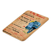 Love Husband | Brief aan mijn man van wie ik je ho Magneet (Linkerzijde)