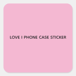 LOVE I PHONE CASE STICKER DOOR IGOR