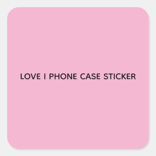LOVE I PHONE CASE STICKER DOOR IGOR (Voorkant)