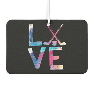 Love Ice Hockey Girls Hockey Gifts Womens Ice Hock Luchtverfrisser