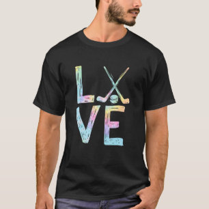 Love Ice Hockey Girls Hockey Gifts Womens Ice Hock T-shirt