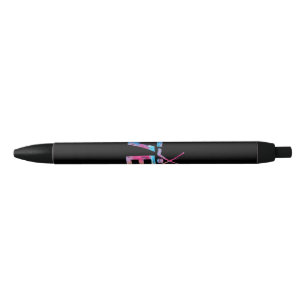 Love Ice Hockey Girls Hockey Gifts Womens Ice Hock Zwarte Inkt Pen