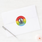 LOVE ICON SEA HIPPIE / MAR HIPPIE BY MASANSER RONDE STICKER (Envelop)
