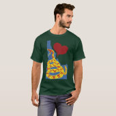 Love Idaho Gadsen Snake T-shirt (Voorkant volledig)