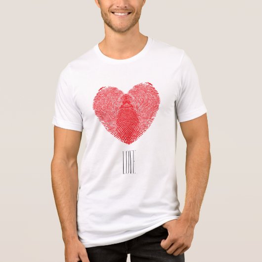 LOVE IDENTITY  Playera Tri-Blend Shirt (Voorkant)