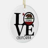 LOVE Idyllwild Californië Keramisch Ornament (Rechts)