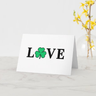 LOVE Ierland Ierland All Purpose Blank Kaart