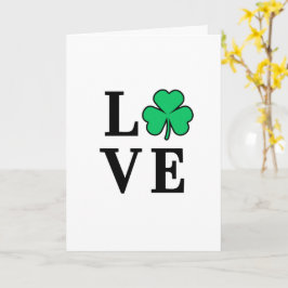 LOVE Ierland Ierland All Purpose Blank Kaart