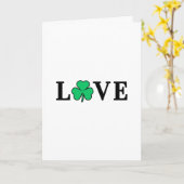 LOVE Ierland Klaver Shamrock All Purpose Deken Kaart (Gele Bloem)