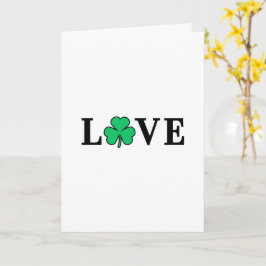 LOVE Ierland Klaver Shamrock Multifunctionele Deke Kaart