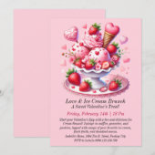 Love & Ijs Brunch Kaart (Voorkant / Achterkant)