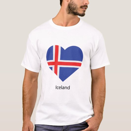 Love IJsland T-shirt (Voorkant)
