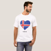 Love IJsland T-shirt (Voorkant volledig)