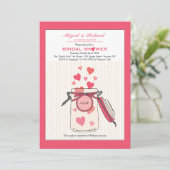 Love in a Jar Shower Invitation Kaart (Staand voorkant)