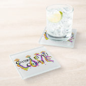 Love in All Colors Glazen Onderzetter (Schuin)