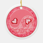 Love in Balance Yin Yang Ornament (Achterkant)