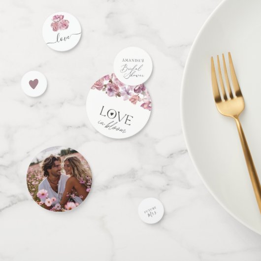 Love In Bloom Bloemen Bruiloftsshower Confetti (Groep)