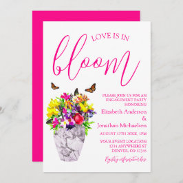 Love In Bloom Bloemen Verlovingsfeest Kaart