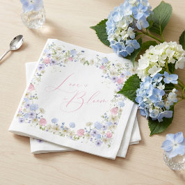 Love In Bloom Bloemstuk Paars Groen Bruidsfeest Servet