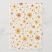 Love In Bloom Boho Couples Shower  Kaart (Achterkant)