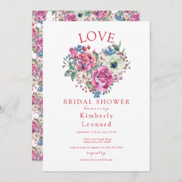 Love in Bloom Bridal Shower Invitation Kaart