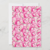 Love in Bloom Bridal Shower Invitation Kaart (Achterkant)