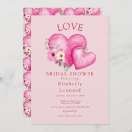 Love in Bloom Bridal Shower Invitation Kaart