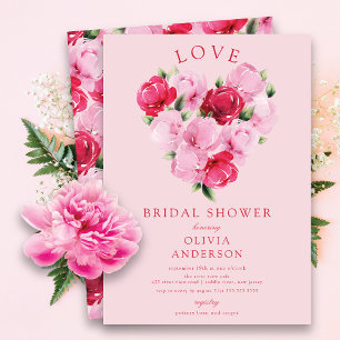 Love in Bloom Bridal Shower Invitation Kaart