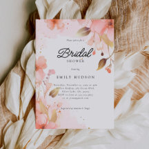 Love in Bloom Bridal Shower Invitation
