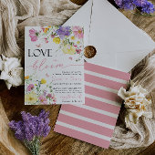 Love in Bloom Bridal Shower Invitation Kaart