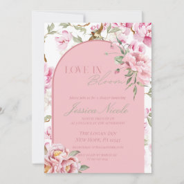 Love In Bloom Bridal Shower Invitation Kaart