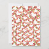 Love in Bloom Bridal Shower Invitation Kaart (Achterkant)