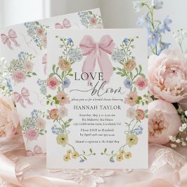 Love in Bloom Bridal Shower Kaart