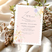 Love in bloom Floral Elegance Bridal Shower  Kaart