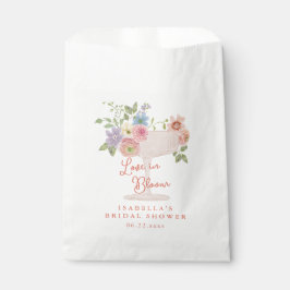 Love in Bloom Floral Garden Bridal Shower Bedankzakje