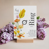 Love in Bloom heeft een Ring op zijn Vrijgezellenf Kaart