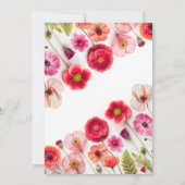 Love In Bloom Vrijgezellenfeest Uitnodigen Kaart (Achterkant)