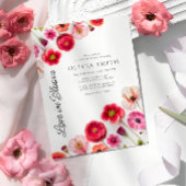 Love In Bloom Vrijgezellenfeest Uitnodigen Kaart