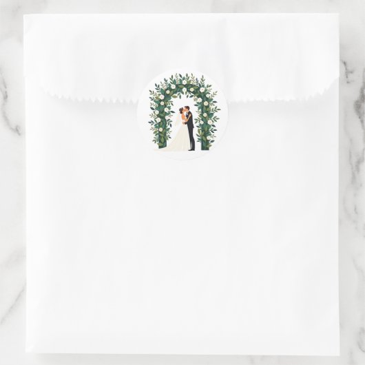 Love in Bloom Wedding Sticker (Tas)